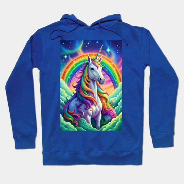 Rainbow & Starlite Hoodie by CatCoconut-Art